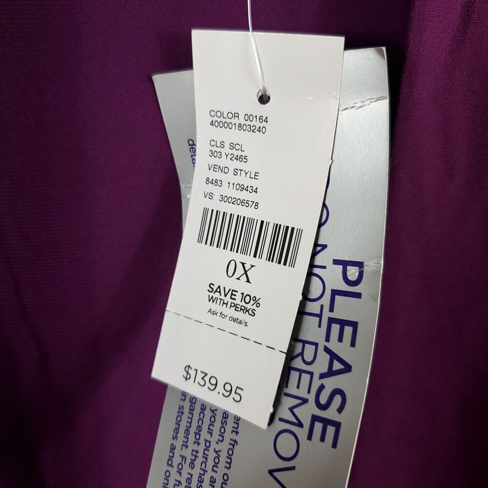 Catherines Mesh Inset Long Length Open Front Card… - image 10